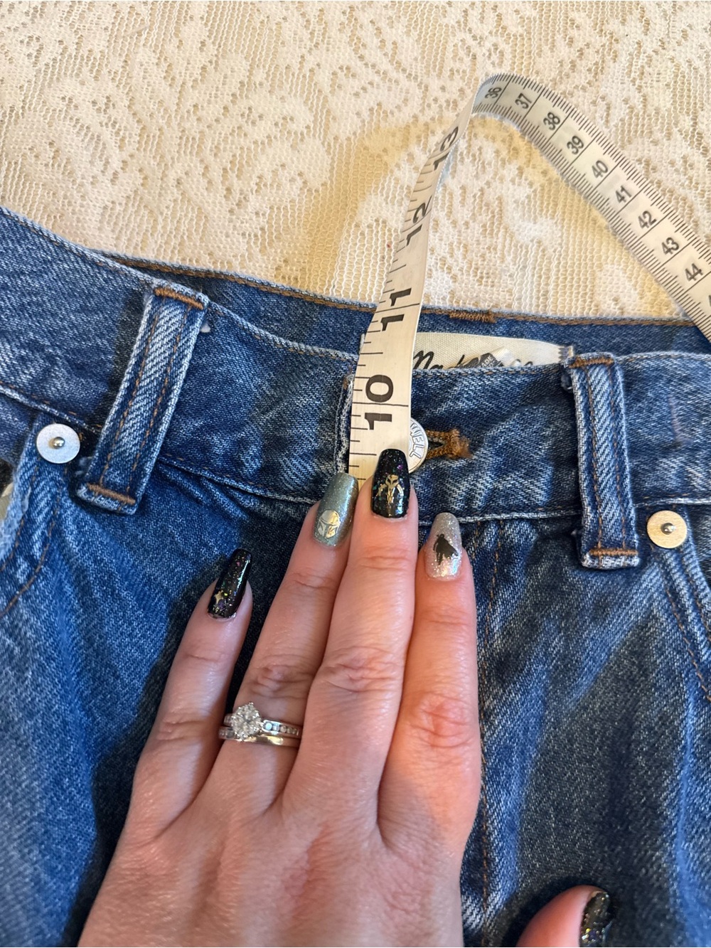 Madewell super wide leg jeans in fannin wash - Picture 8 of 12